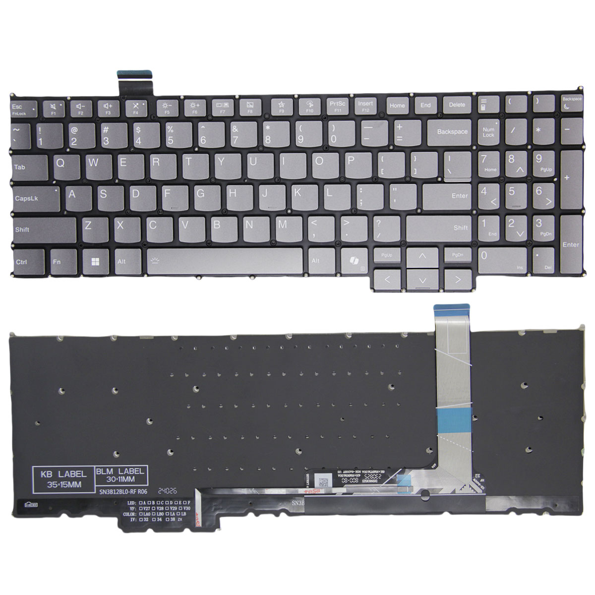 Bàn phím laptop Lenovo ThinkBook 16p G4 IRH IRL, 16p G5 IRX, 16p G6 IRL, 16 G4+ IAP, 16 G5+ ARP IRH, 16 G6+ AHP (LED, BH 6 tháng) 1