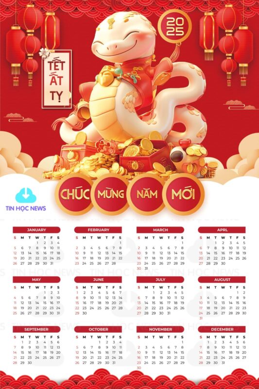 Miễn Phí Bộ Sưu Tập Vector Lịch Âm Dương 2025: Định Dạng PNG, PSD, PDF & Hơn Thế Nữa 1