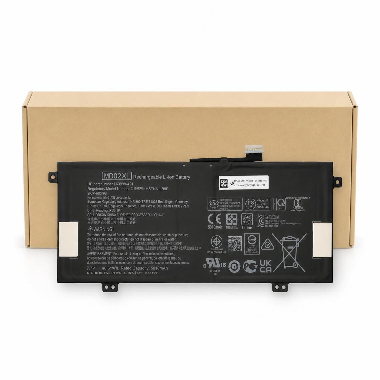 Pin laptop HP Chromebook X360 12B-CA000, Chromebook 12-H000 – MD02XL – 2 cell 1