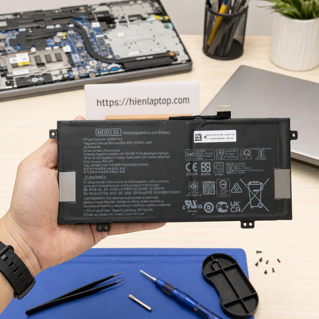 Pin laptop HP Chromebook X360 12B-CA000, Chromebook 12-H000 – MD02XL – 2 cell 3