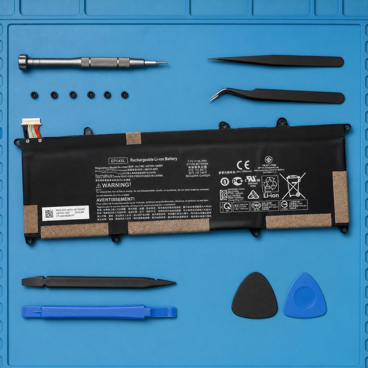 Pin laptop HP Elite Dragonfly G1, G2 - EP04XL (4 cell) 4