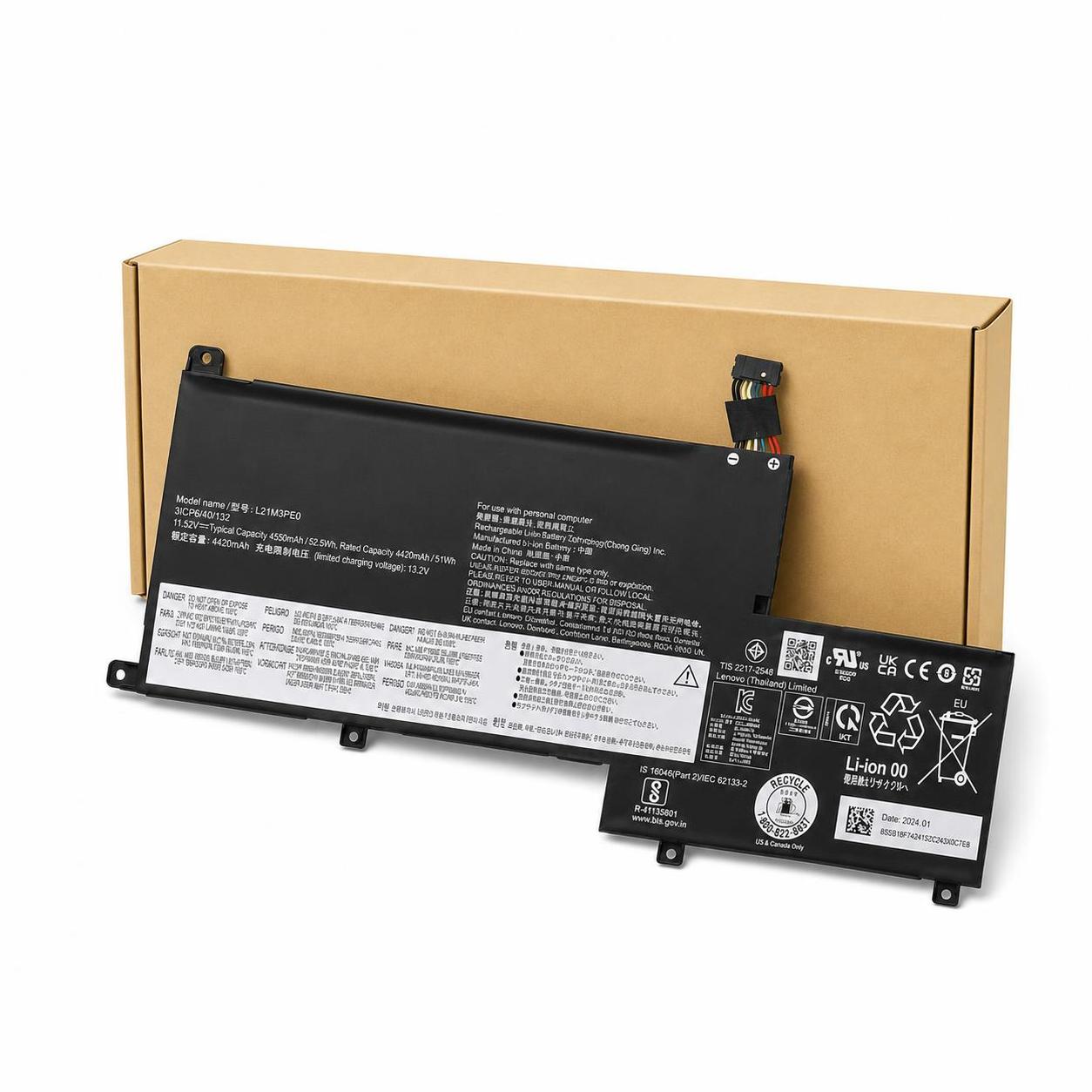 Pin laptop Lenovo Flex 5 14ALC7 14IAU7 14ABR8 14IRU8 16IAU7 16ALC7 16ABR8 Flex 7 14IRU8 - L21M3PE0 (3 cell) 1