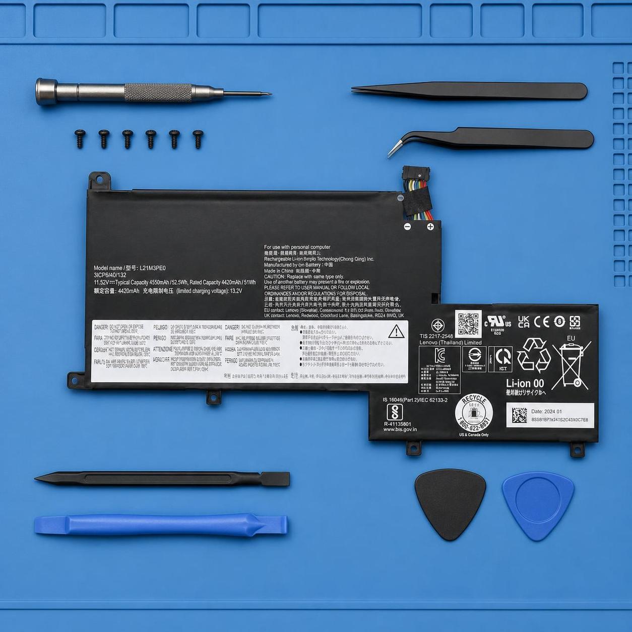 Pin laptop Lenovo Flex 5 14ALC7 14IAU7 14ABR8 14IRU8 16IAU7 16ALC7 16ABR8 Flex 7 14IRU8 - L21M3PE0 (3 cell) 4