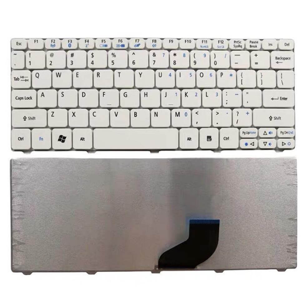 Bàn phím laptop ACER D255/532 Gateway LT21, LT22, LT23, LT25, LT27, LT28, LT32, LT40 (TRẮNG) 1