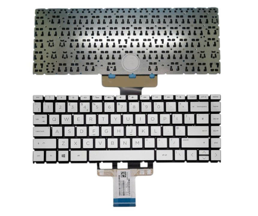 Bàn phím laptop HP 14-ce000, 14-cf000, 14-cr000, 14-ck000, 14-cm000, 14-ma000, 340s G7 (Bạc) 1