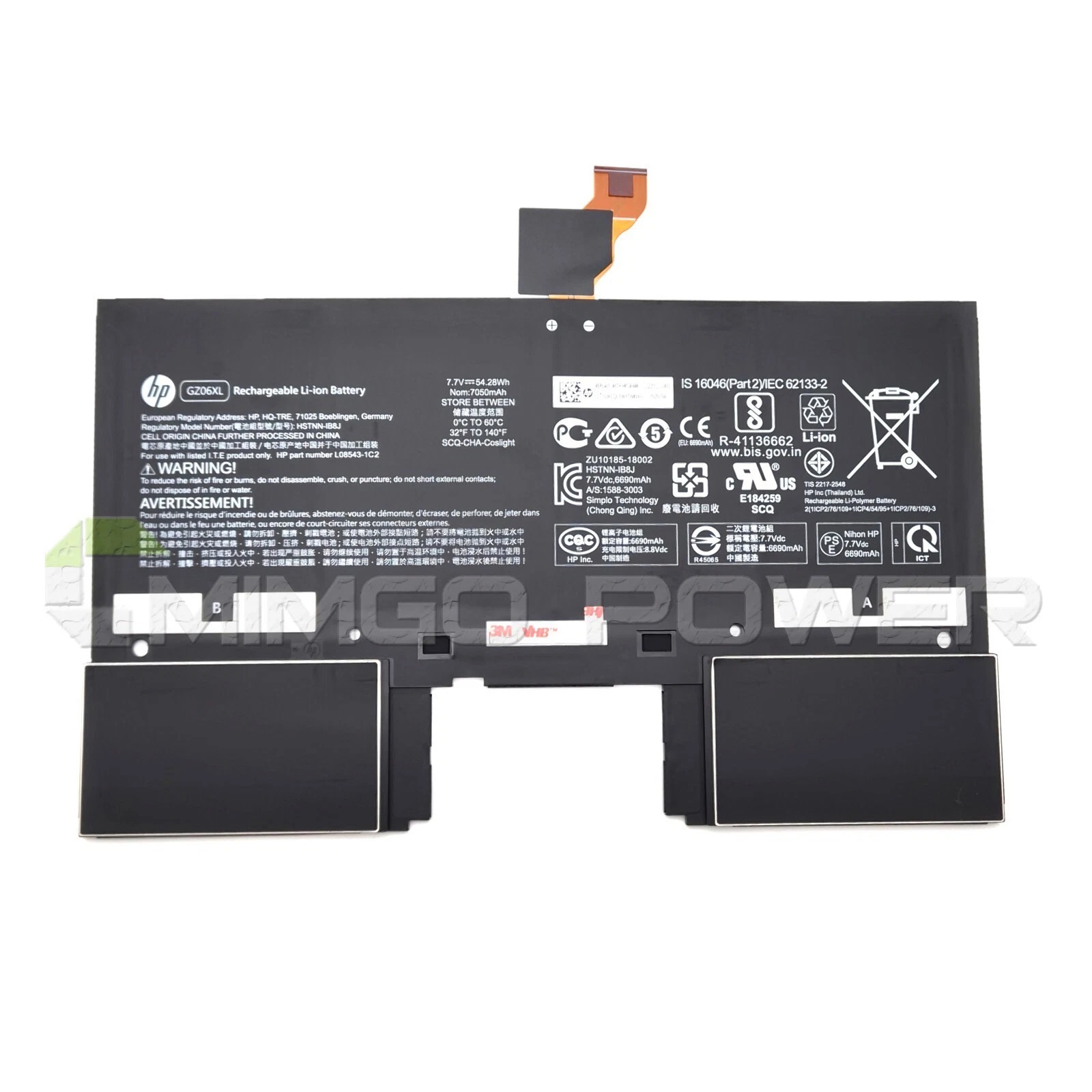 Pin laptop HP Spectre Folio 13-AK000 GZ06XL (6 cell) – cho HP Spectre ...
