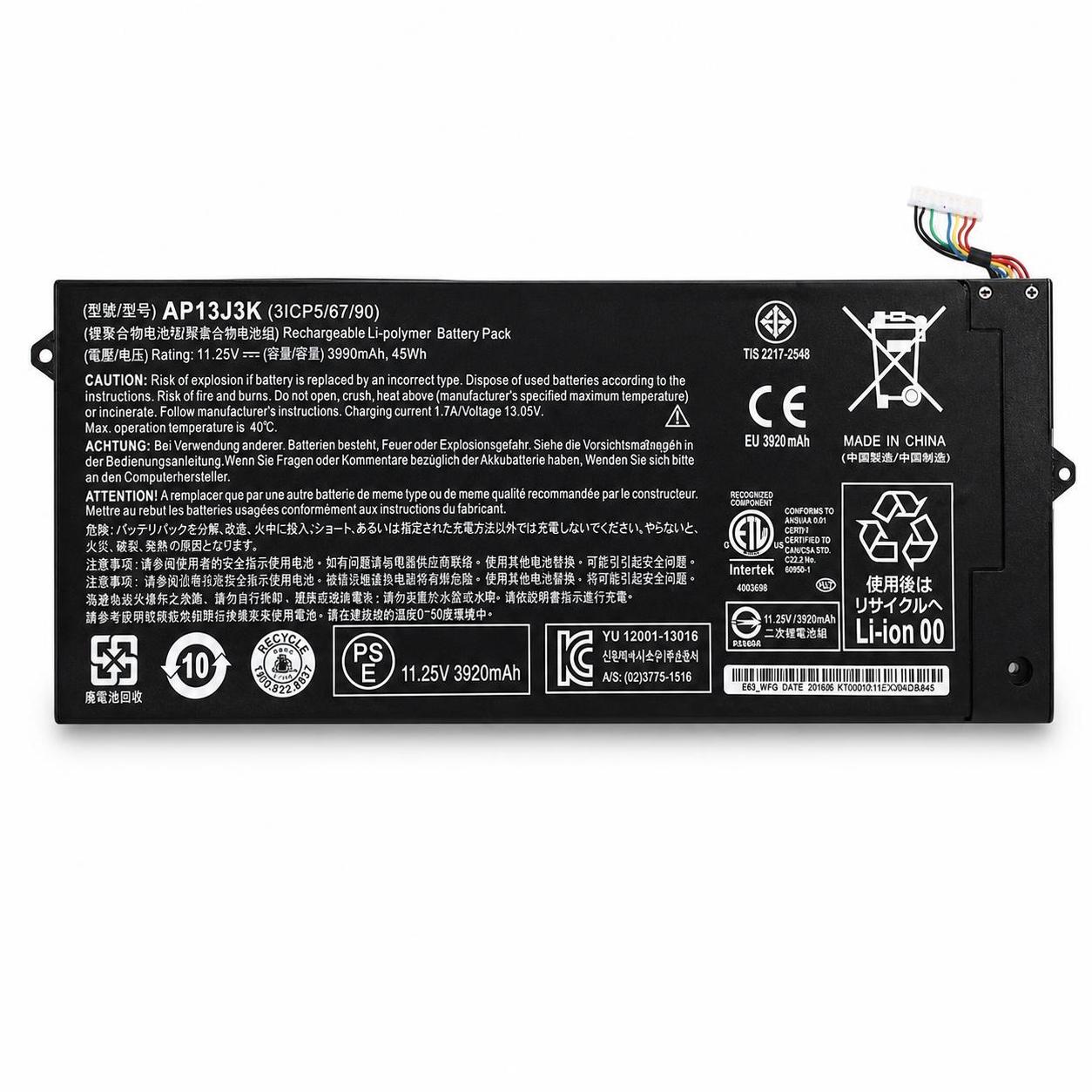 Pin laptop Acer Chromebook C720 C732 C740 C771 - AP13J7K (3 cell) 2