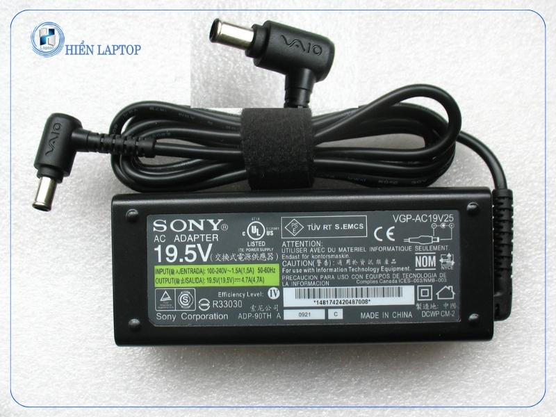 Nguyên Nhân Làm Sạc Laptop Sony Vaio Mau Hư