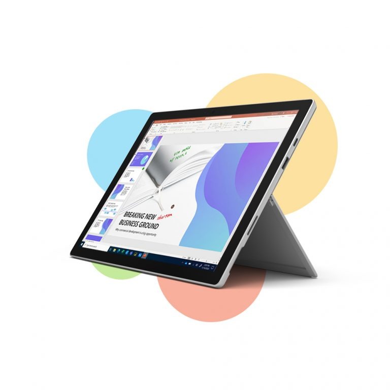 Laptop Cũ Microsoft Surface Pro 7 (2018) (i5-1035G4/8GB/128GB SSD/12.3" 2K) – Platinum, Phím US