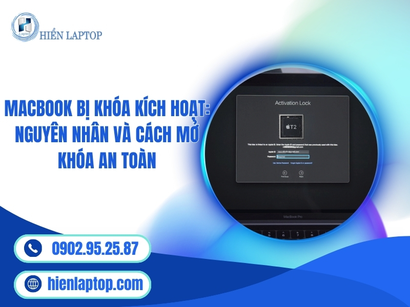 Macbook bị khóa kích hoạt