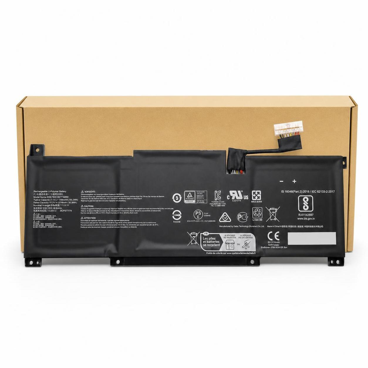 Pin laptop MSI Modern 14 C11M, C12M, C7M,C7MG, C12MO, Series 3ICP5/71/74 BTY-M494 (3 cell)(ZIN) - 3 CELL *JACK TRẮNG 8 PIN* 1