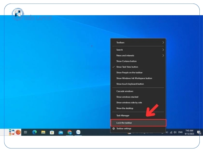 Cách Chỉnh Thanh Công Cụ Nằm Ngang Trên Windows 10