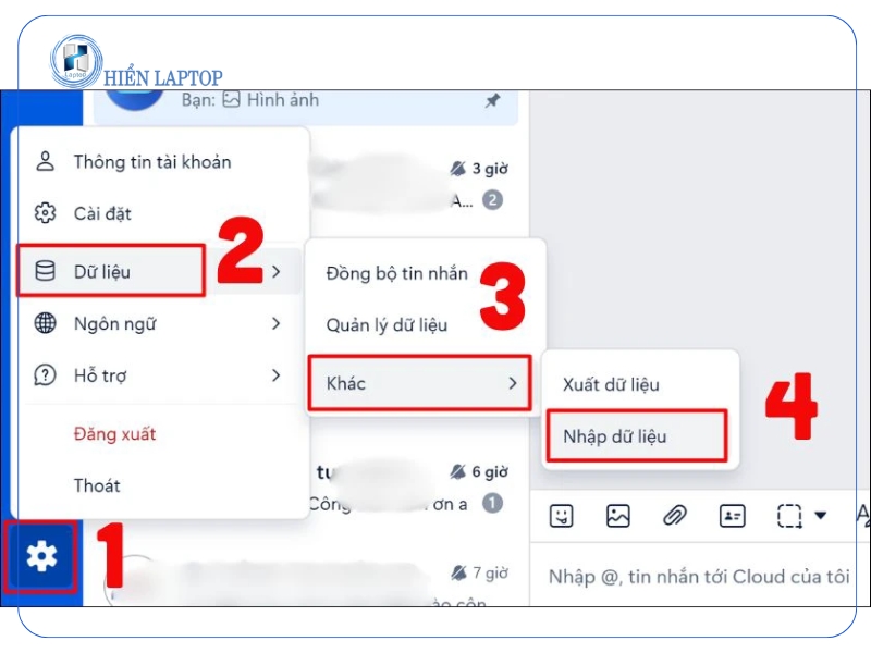 Cách Khôi Phục Tin Nhắn Zalo Trên Máy Tính