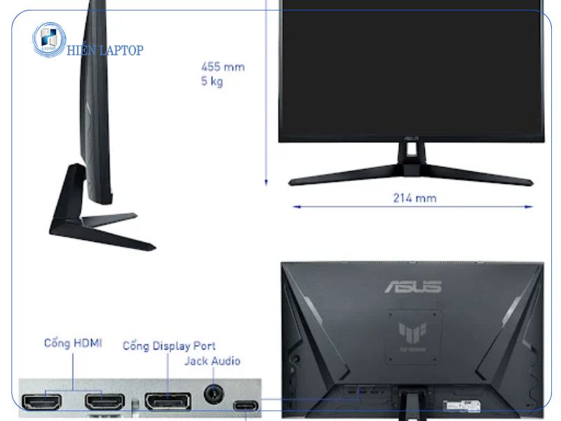 Cách lắp màn hình Asus TUF Gaming đơn giản, nhanh chóng cho người mới