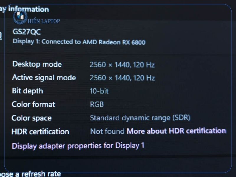 Cách xem thông số màn hình máy tính bằng System Information